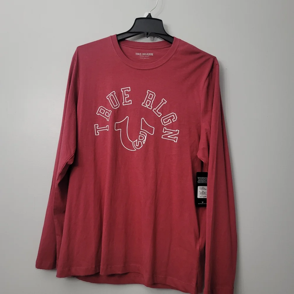 True Religion Long Sleeve Arch True Religion Tee